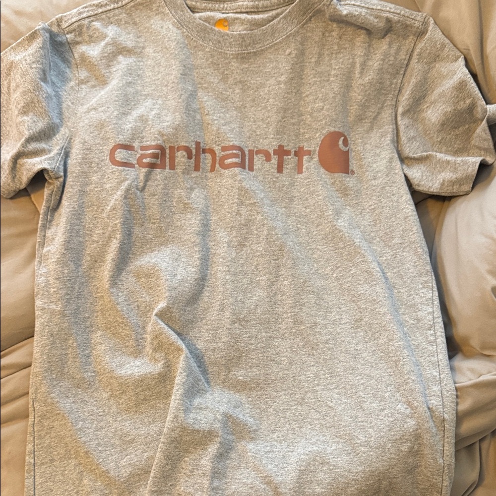 Carhartt Heather Gray Logo Tee